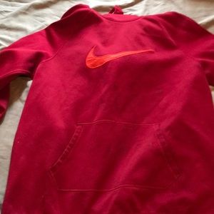 A Nike hoodie